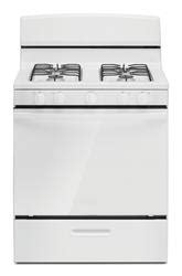 menards amana gas range
